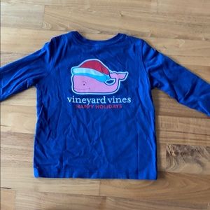 Vineyard Vines Santa Whale t shirt